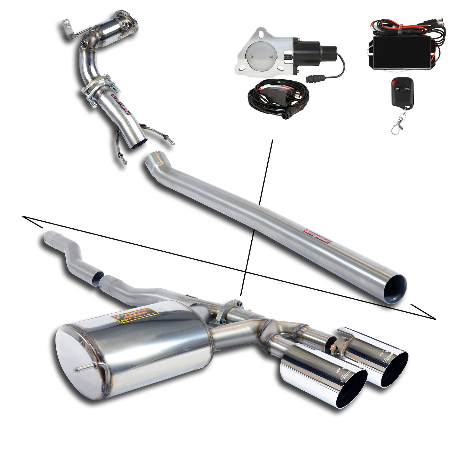 Track performance pack con valvola 